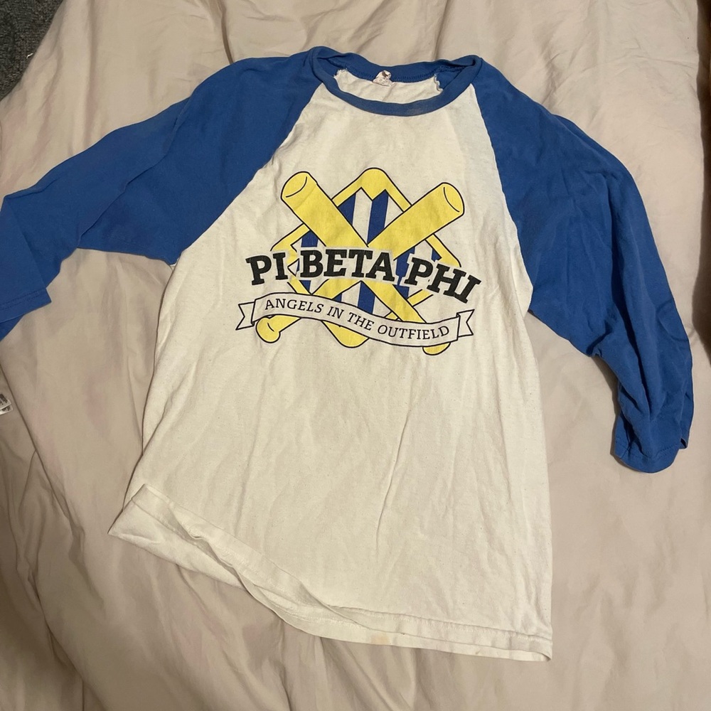 Pi Beta Phi “Angels in the Outfield” Philanthropy Baseball Tee
